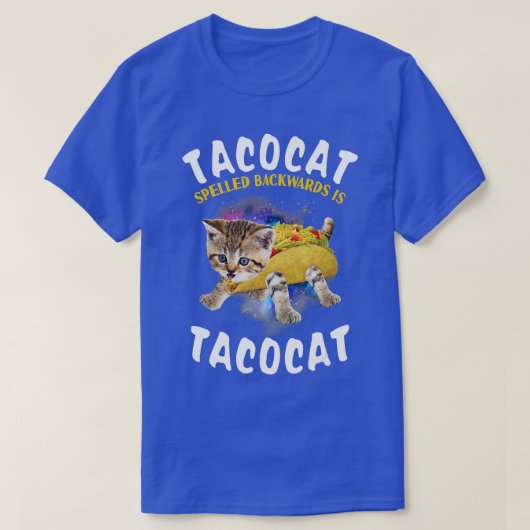 TacocatのスペルはTacocat CatとTacoである Tシャツ (デザイン正面)