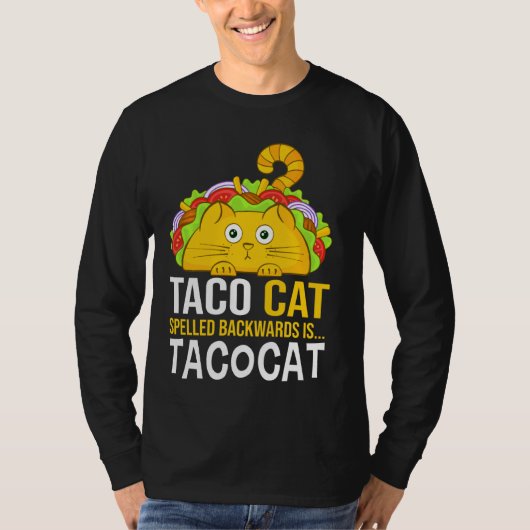 TacocatのスペルはTacocat Love CatとT Tシャツ (正面)
