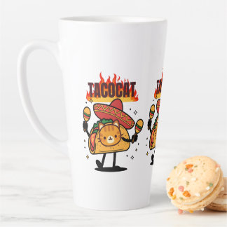 Tacocatを逆から読んでもTacocat カフェラテマグ