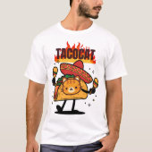 Tacocatを逆から読んでもTacocat Tシャツ (正面)