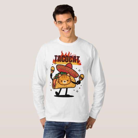 Tacocatを逆から読んでもTacocat Tシャツ (正面フル)