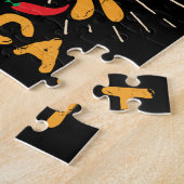 Tacocat写実的なCinco deメーヨー猫のタコス ジグソーパズル (側面)