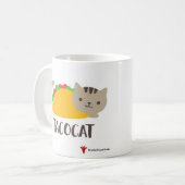「Tacocat」のマグ コーヒーマグカップ (正面左)