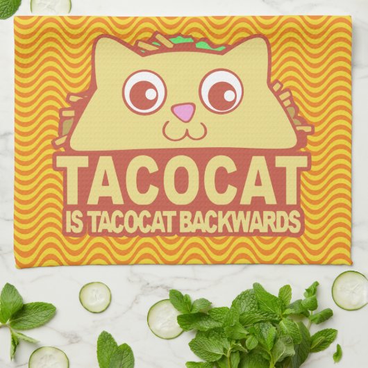 Tacocat II Epica Kitchen Towel キッチンタオル (折り畳み)