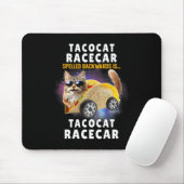 Tacocat Racecarの後ろ向きメキシおもしろいカンCa マウスパッド (マウス)