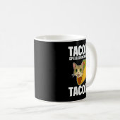 Tacocat Spelled Backwards Funny Cat Gifts Men Wome コーヒーマグカップ (正面右)