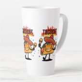 Tacocat Spelled Backwards Is Tacocat カフェラテマグ (右アングル)