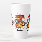 Tacocat Spelled Backwards Is Tacocat カフェラテマグ (正面)