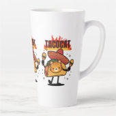 Tacocat Spelled Backwards Is Tacocat カフェラテマグ (右)