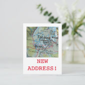 Tacomaの新しいアドレスのお知らせ 案内ポストカード (スタンド正面)