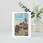 Tacoma, WA – ピアシング郡コートハウスのビュー ポストカード (スタンド正面)