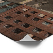 Tacoma, WA - Bird's Eye View of Downtown ポスター (角)