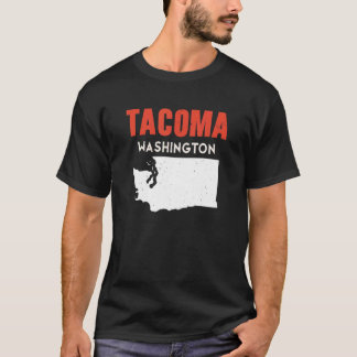Tacoma Washington USA State America Travel Washing Tシャツ