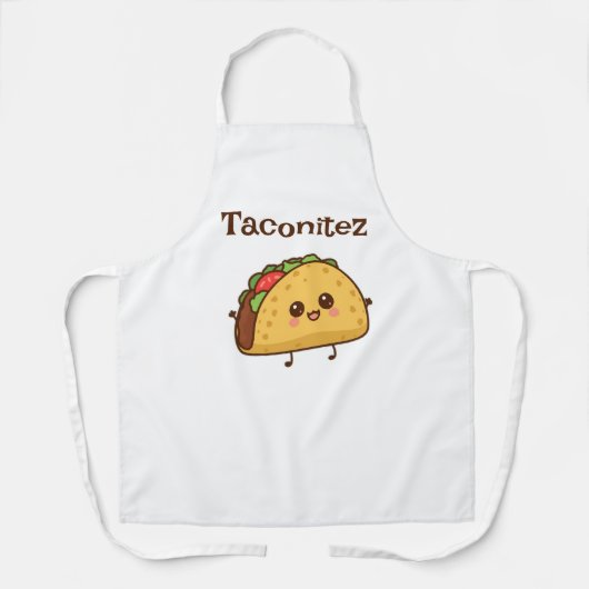 Taconitez Taco Apron – Cute Kawaii Cooking Kitchen エプロン (正面)