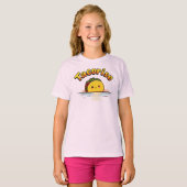 Tacorise Adorable Kawaii Taco Cute Happy Smiling  Tシャツ (正面フル)