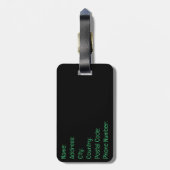 Tacosの作業 ラゲッジタグ (裏面縦)