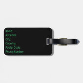 Tacosの作業 ラゲッジタグ (裏面横)