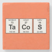 TaCoS周期表 ストーンコースター (正面)