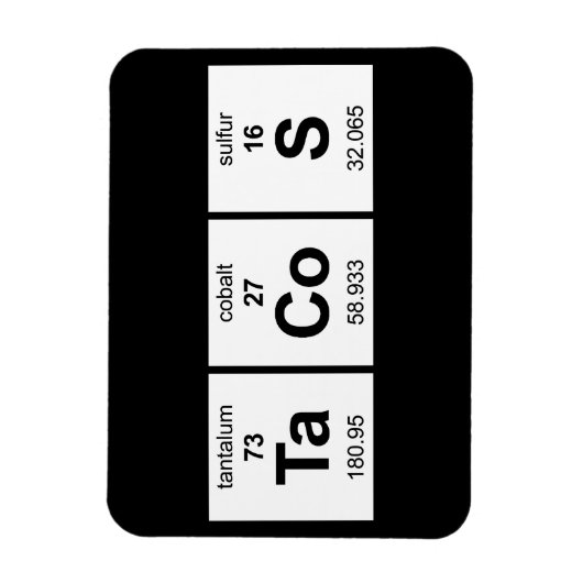 TaCoS周期表 マグネット (縦)