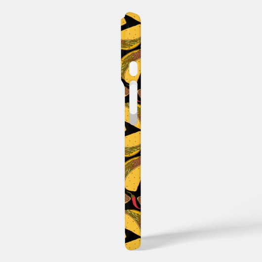 Tacos and Chillies Mexican Food Pattern Case-Mate iPhoneケース (裏面 / 左)