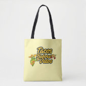 Tacos before Vatos tote bag トートバッグ (正面)