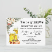 Tacos & Brews Before I Do Winter Shower 招待状 (スタンド正面)