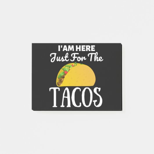 TACOS IamはTacosのためだけにここにいる ポストイット (正面)
