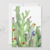 Tacos & Tiny Toes Baby Shower 招待状 (裏面)