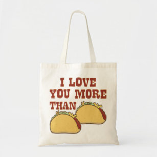 Tacos ©WhiteTigerLLC.Comより愛してる# トートバッグ