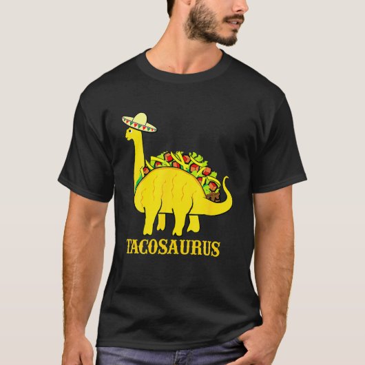 Tacosaurus Cinco De Mayo Funny Taco Dinosaur Gifts Tシャツ (正面)