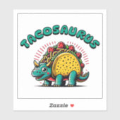 Tacosaurus Funny Dinosaur シール (シート)