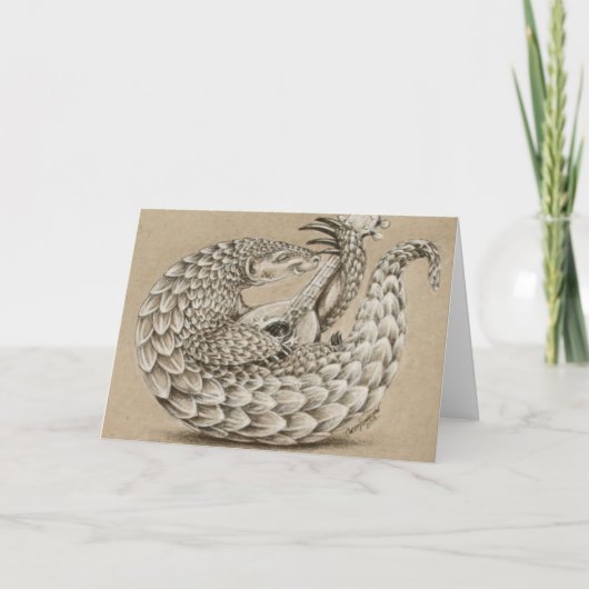 TACSの挨拶状によるセンザンコウ カード (正面)