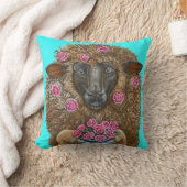 TACSの綿の装飾用クッションによって雌ヒツジをlove クッション (ブランケット)