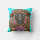 TACSの綿の装飾用クッションによって雌ヒツジをlove クッション (裏面)