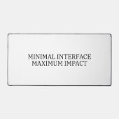 Tactical Foundation | Minimal Interface Command  デスクマット (正面)