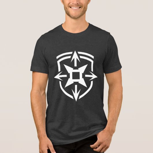 Tactical Gamer Skull Emblem T-Shirt トライブレンドＴシャツ (正面)