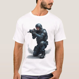 Tactical Helmet FPS Gamer Tee Tシャツ