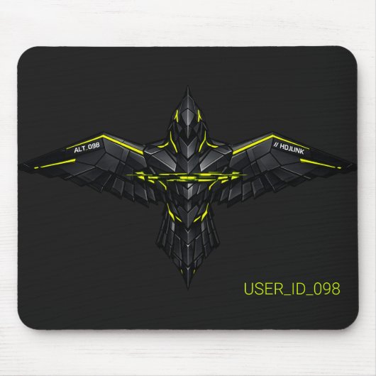 Tactical RAVEN_CORE Gamer Mouse Pad - Acid Green T マウスパッド (正面)