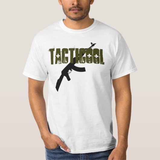 Tacticoolカラシニコフ自動小銃のワイシャツ Tシャツ (正面)