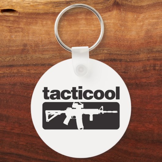 Tacticool – 黒 キーホルダー (正面)