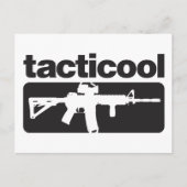 Tacticool – 黒 ポストカード (正面)