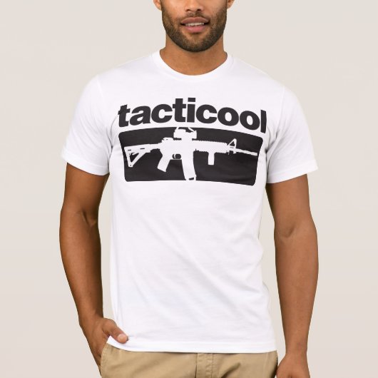 Tacticool -黒 tシャツ (正面)