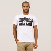Tacticool -黒 tシャツ (正面フル)