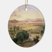 Tacubayの低いリッジからのメキシコの谷 セラミックオーナメント (左)