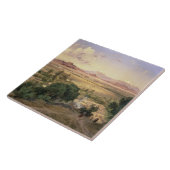 Tacubayの低いリッジからのメキシコの谷 タイル (側面)