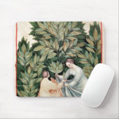 「Tacuinumからの賢人を、選んでいる2人の女性 マウスパッド (マウス)