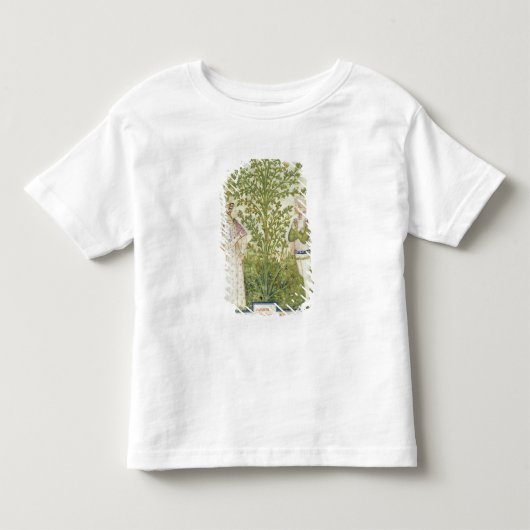 「Tacuinum SanitatisからのNouv Acqの大石柱のセロリ、 トドラーTシャツ (正面)