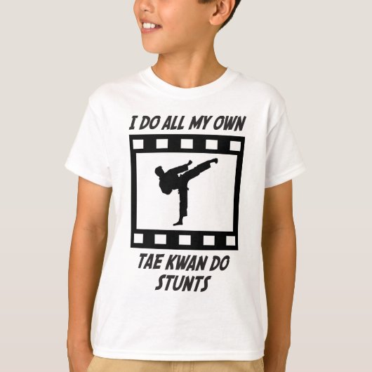 Tae Kwanは発育阻害をします Tシャツ (正面)