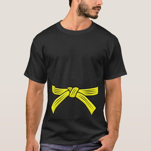 Taekwon Do Itf黄色いベルトの衣装8番目のGupテストTa Tシャツ (正面)