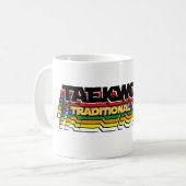 TaeKwonDoの伝統的値 コーヒーマグカップ (正面左)